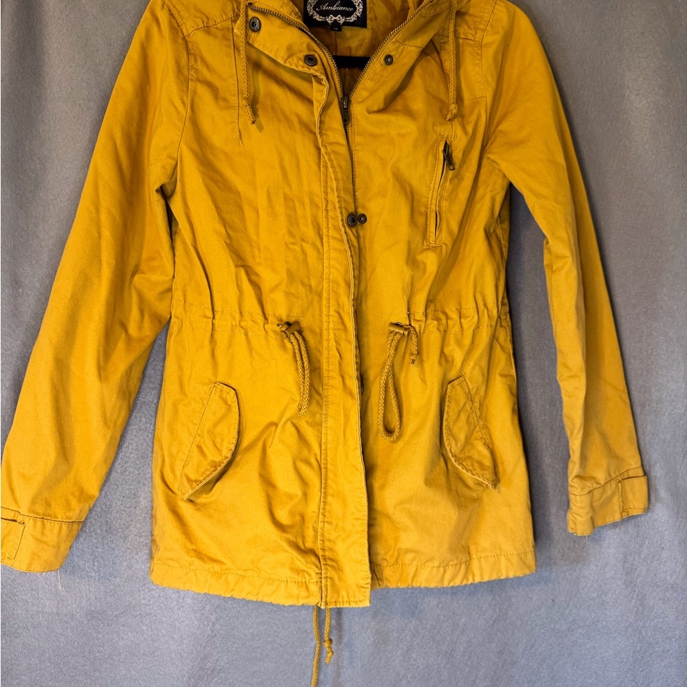 Ambiance Mustard Utility Jacket. Very Good Condition.